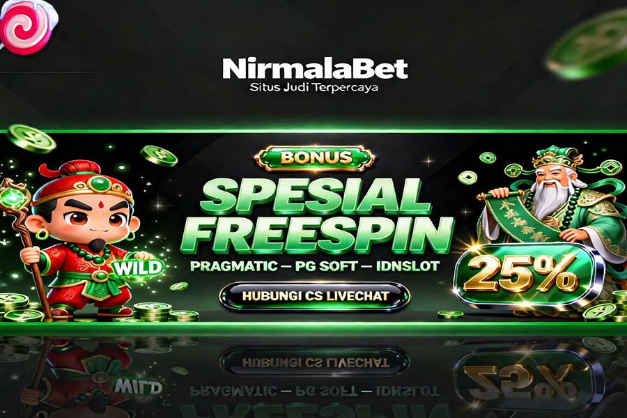 NirmalaBet Slot Mandiri Online Bonus Besar Setiap Hari